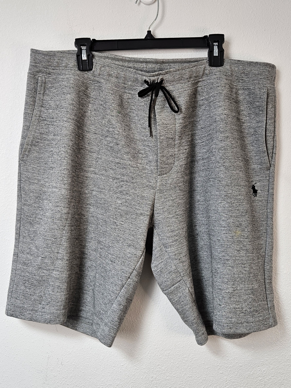 Polo by Ralph Lauren Men's Gray Knit Drawstring Shorts Size XXL